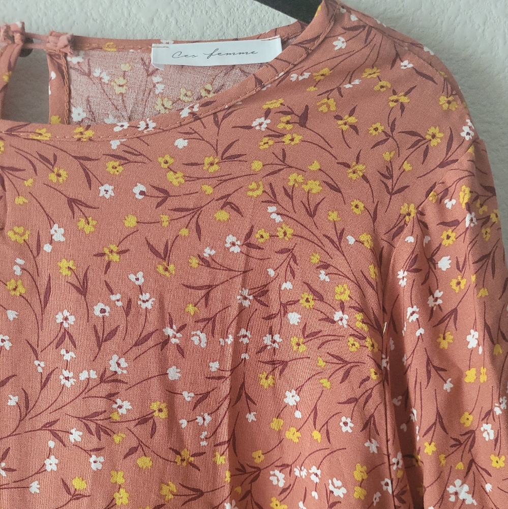 Boho Floral Print Tiered Dress✨️ - Picture 3 of 10
